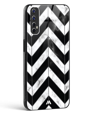 Warrior Stripe Marble Glass Case Phone Cover (Realme)