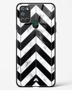 Warrior Stripe Marble Glass Case Phone Cover (Realme)