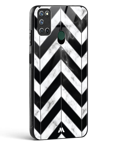 Warrior Stripe Marble Glass Case Phone Cover (Realme)