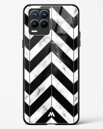 Warrior Stripe Marble Glass Case Phone Cover-(Realme)