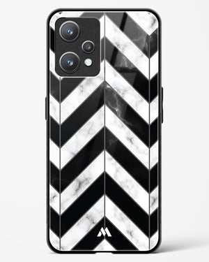 Warrior Stripe Marble Glass Case Phone Cover-(Realme)