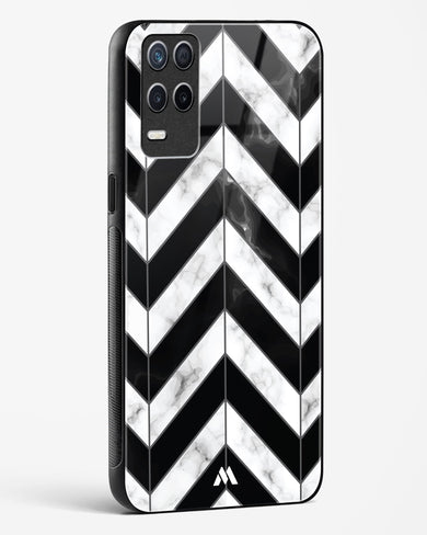 Warrior Stripe Marble Glass Case Phone Cover (Realme)