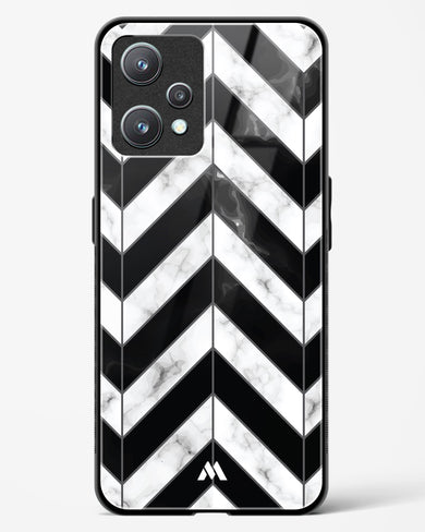 Warrior Stripe Marble Glass Case Phone Cover-(Realme)