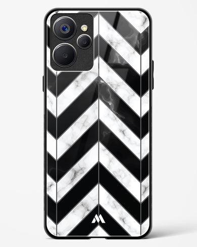 Warrior Stripe Marble Glass Case Phone Cover-(Realme)