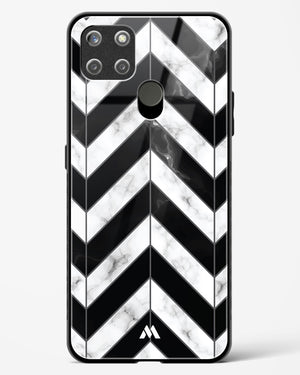 Warrior Stripe Marble Glass Case Phone Cover (Realme)