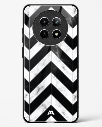 Warrior Stripe Marble Glass Case Phone Cover (Realme)