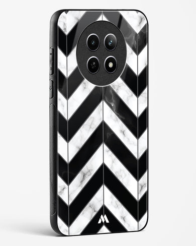 Warrior Stripe Marble Glass Case Phone Cover (Realme)