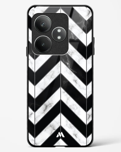 Warrior Stripe Marble Glass Case Phone Cover (Realme)