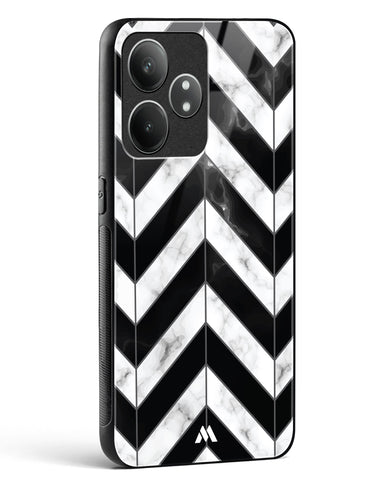 Warrior Stripe Marble Glass Case Phone Cover (Realme)