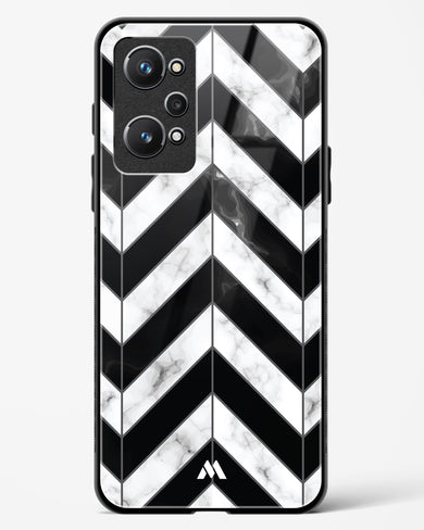 Warrior Stripe Marble Glass Case Phone Cover-(Realme)