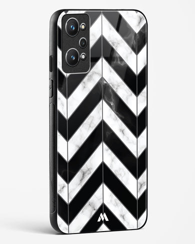 Warrior Stripe Marble Glass Case Phone Cover-(Realme)