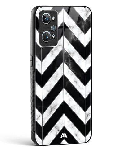 Warrior Stripe Marble Glass Case Phone Cover (Realme)