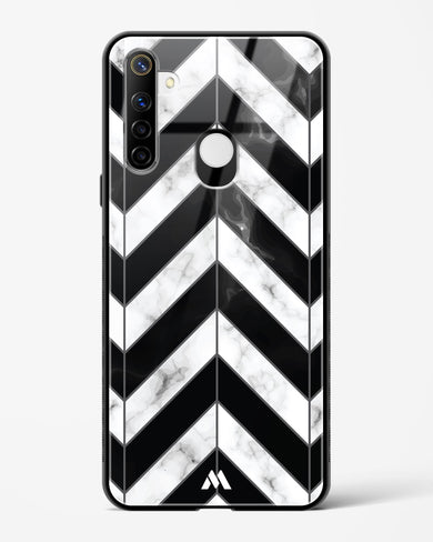 Warrior Stripe Marble Glass Case Phone Cover-(Realme)