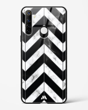 Warrior Stripe Marble Glass Case Phone Cover (Realme)