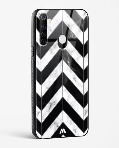 Warrior Stripe Marble Glass Case Phone Cover-(Realme)