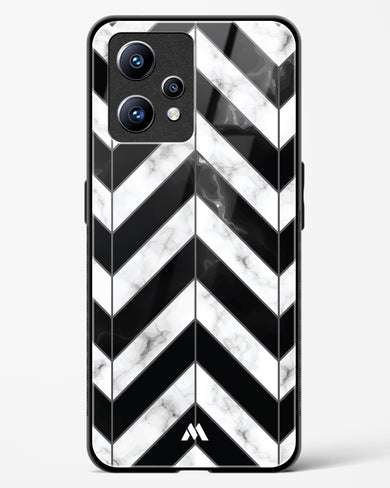 Warrior Stripe Marble Glass Case Phone Cover-(Realme)