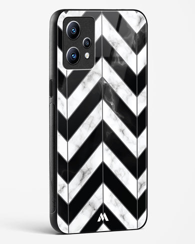 Warrior Stripe Marble Glass Case Phone Cover-(Realme)