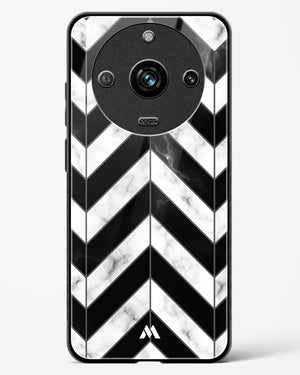 Warrior Stripe Marble Glass Case Phone Cover-(Realme)