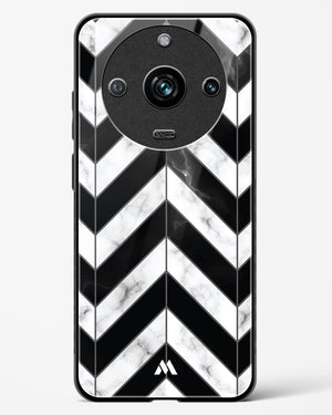 Warrior Stripe Marble Glass Case Phone Cover (Realme)