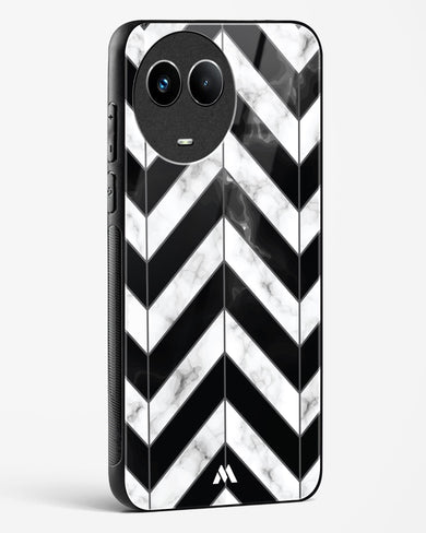Warrior Stripe Marble Glass Case Phone Cover (Realme)