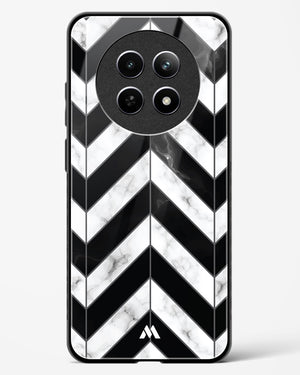 Warrior Stripe Marble Glass Case Phone Cover (Realme)