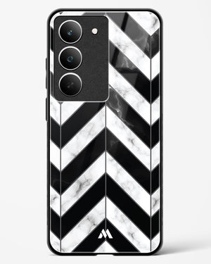 Warrior Stripe Marble Glass Case Phone Cover (Realme)