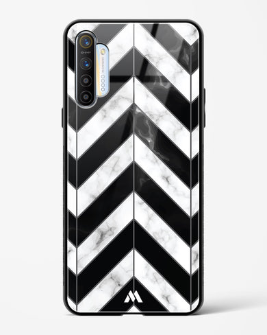 Warrior Stripe Marble Glass Case Phone Cover (Realme)