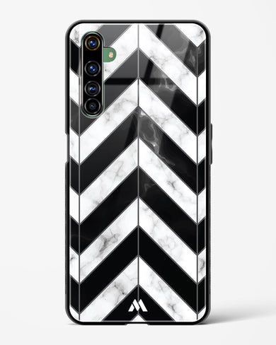 Warrior Stripe Marble Glass Case Phone Cover-(Realme)