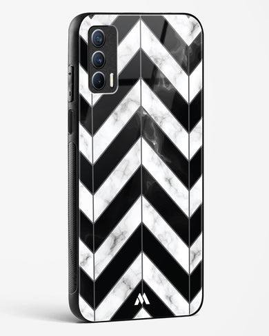 Warrior Stripe Marble Glass Case Phone Cover (Realme)