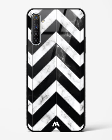 Warrior Stripe Marble Glass Case Phone Cover (Realme)