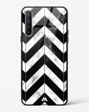 Warrior Stripe Marble Glass Case Phone Cover-(Realme)