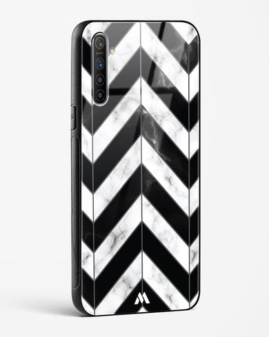 Warrior Stripe Marble Glass Case Phone Cover (Realme)
