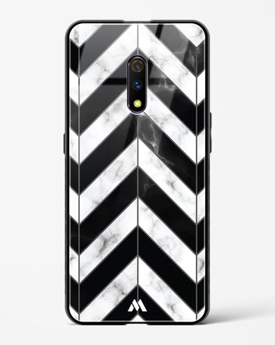 Warrior Stripe Marble Glass Case Phone Cover-(Realme)