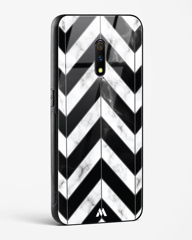 Warrior Stripe Marble Glass Case Phone Cover-(Realme)