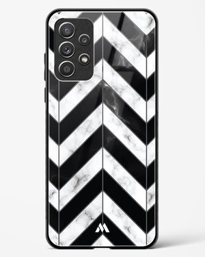 Warrior Stripe Marble Glass Case Phone Cover (Samsung)