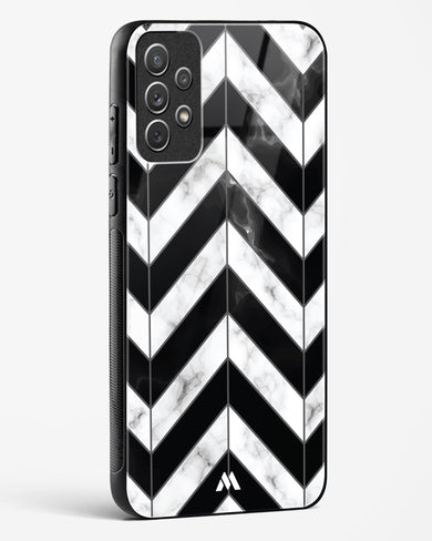 Warrior Stripe Marble Glass Case Phone Cover (Samsung)