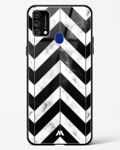 Warrior Stripe Marble Glass Case Phone Cover-(Samsung)