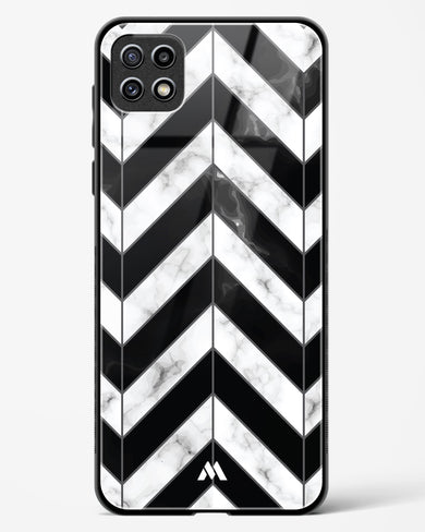 Warrior Stripe Marble Glass Case Phone Cover (Samsung)