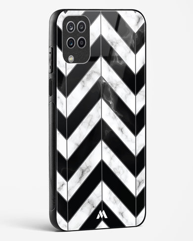 Warrior Stripe Marble Glass Case Phone Cover-(Samsung)