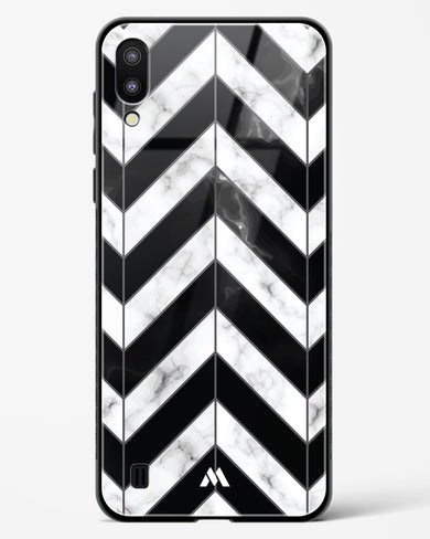 Warrior Stripe Marble Glass Case Phone Cover-(Samsung)