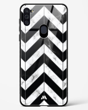 Warrior Stripe Marble Glass Case Phone Cover (Samsung)