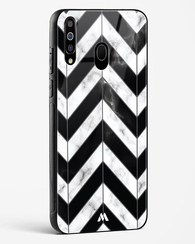 Warrior Stripe Marble Glass Case Phone Cover-(Samsung)