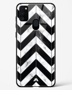 Warrior Stripe Marble Glass Case Phone Cover (Samsung)