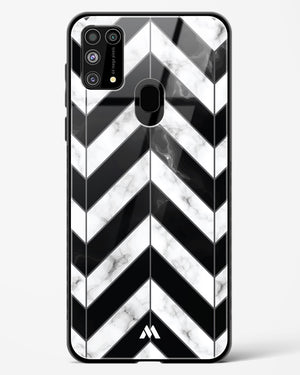 Warrior Stripe Marble Glass Case Phone Cover-(Samsung)