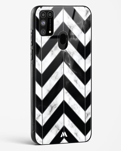 Warrior Stripe Marble Glass Case Phone Cover-(Samsung)