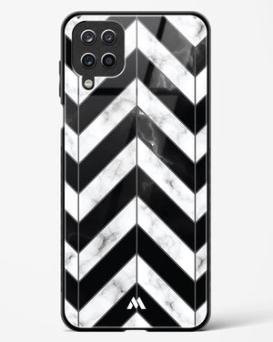 Warrior Stripe Marble Glass Case Phone Cover (Samsung)