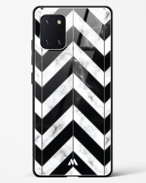 Warrior Stripe Marble Glass Case Phone Cover-(Samsung)