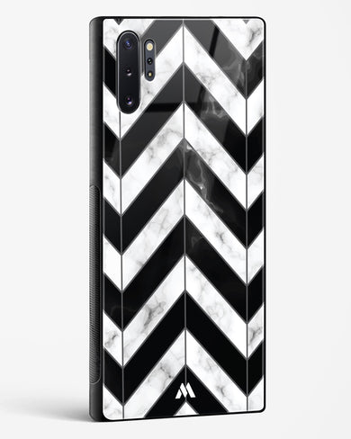 Warrior Stripe Marble Glass Case Phone Cover-(Samsung)