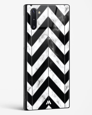 Warrior Stripe Marble Glass Case Phone Cover-(Samsung)