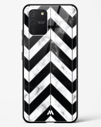 Warrior Stripe Marble Glass Case Phone Cover-(Samsung)